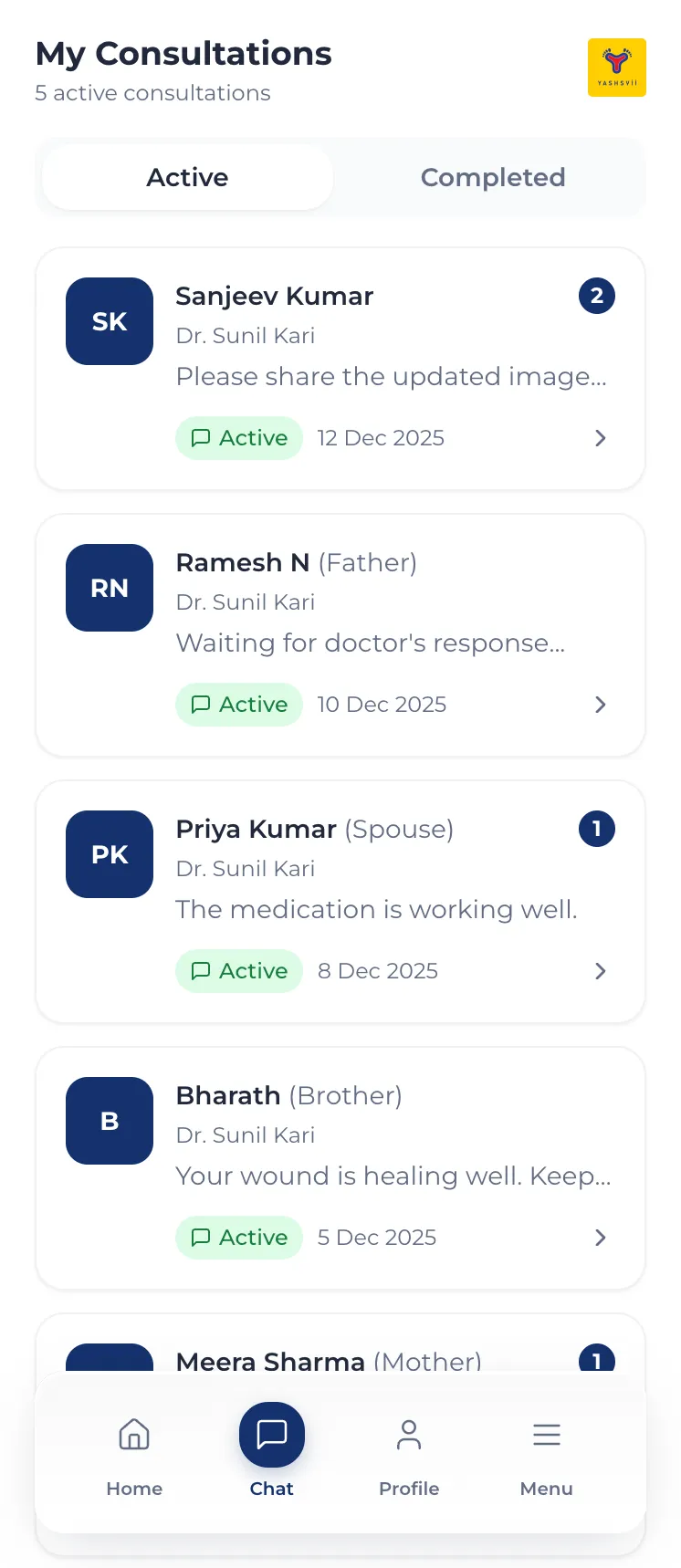 SARATHI – Diabetic Foot Mobile App - Screen 2